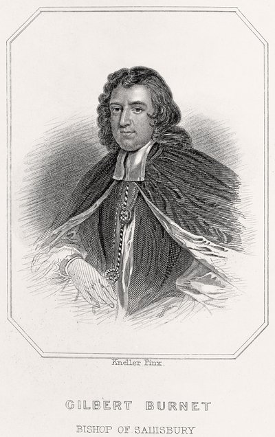 Portrait of Gilbert Burnet, Bishop of Salisbury by English School