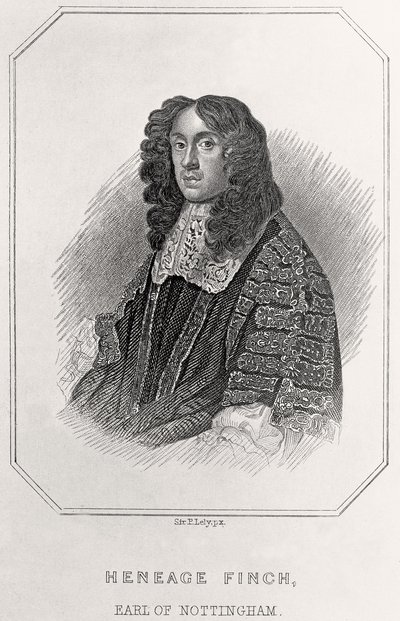 Portrait of Heneage Finch, Earl of Nottingham by English School