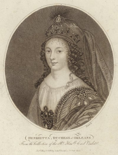 Portrait of Henrietta, Duchess of Orleans by English School