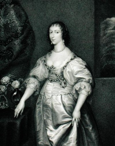 Portrait of Henrietta Maria (1609-69) from 