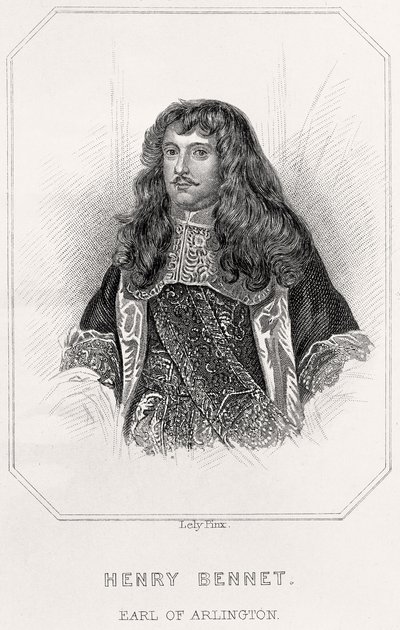 Portrait of Henry Bennet, Earl of Arlington by English School