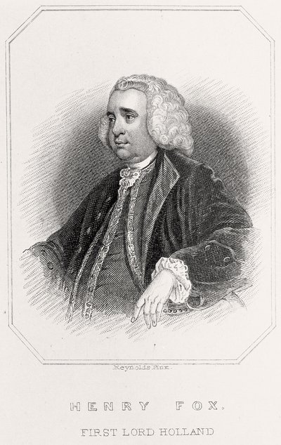 Portrait of Henry Fox, 1st Lord Holland by English School