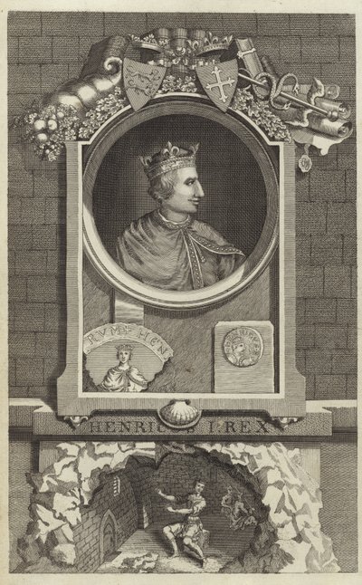 Portrait of Henry I of England by English School