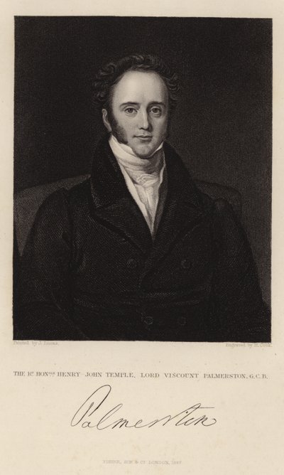 Portrait of Henry John Temple by English School