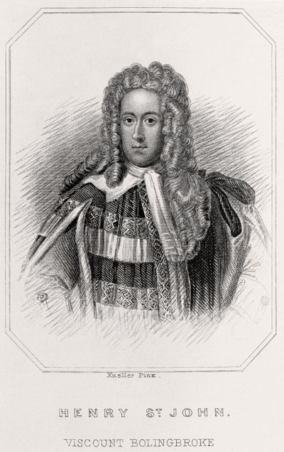 Portrait of Henry St. John, Viscount Bolingbroke by English School