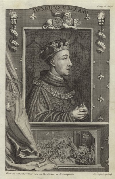 Portrait of Henry V of England by English School