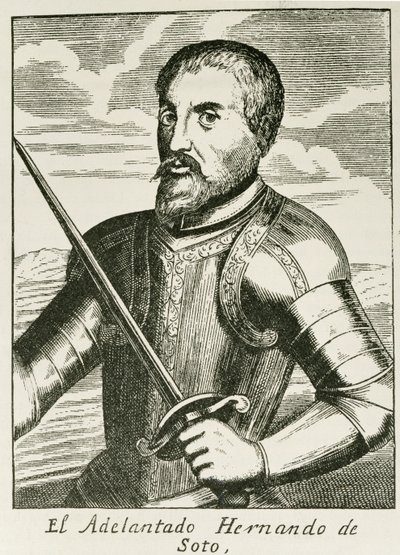 Portrait of Hernando de Soto from 