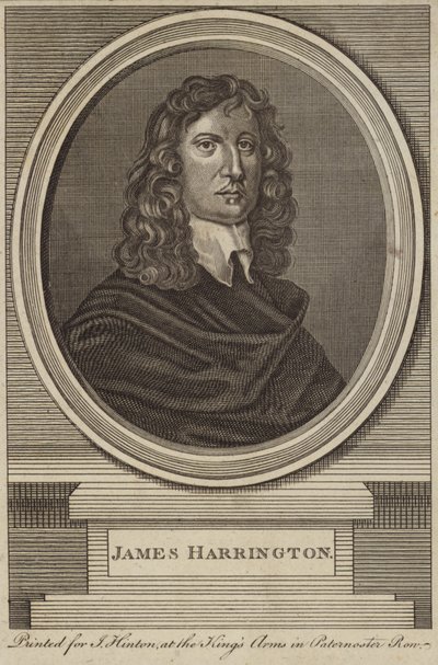 Portrait of James Harrington by English School