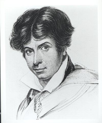 Portrait of James Henry Leigh Hunt by English School