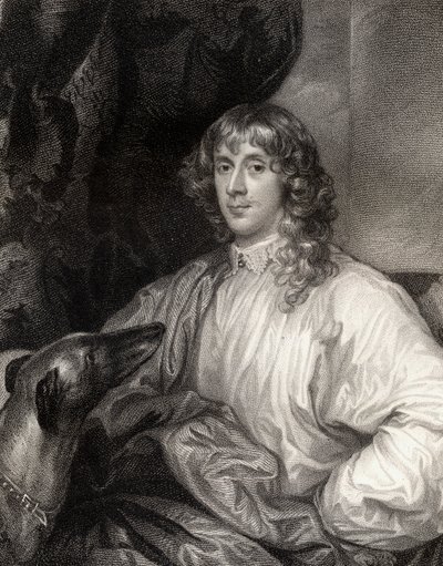 Portrait of James Stuart, 1st Duke of Richmond, from Lodges British Portraits by English School