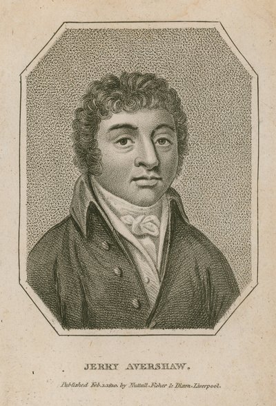 Portrait of Jerry Avershaw by English School