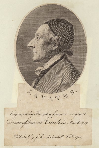 Portrait of Johann Kaspar Lavater by English School