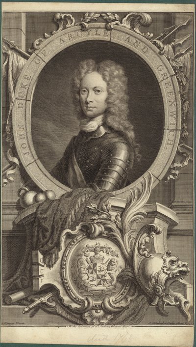 Portrait of John Campbell, Duke of Argyll and Duke of Greenwich by English School