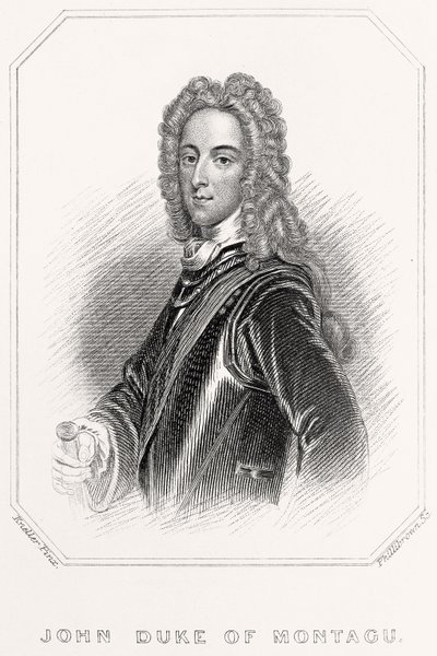 Portrait of John Duke of Montagu by English School