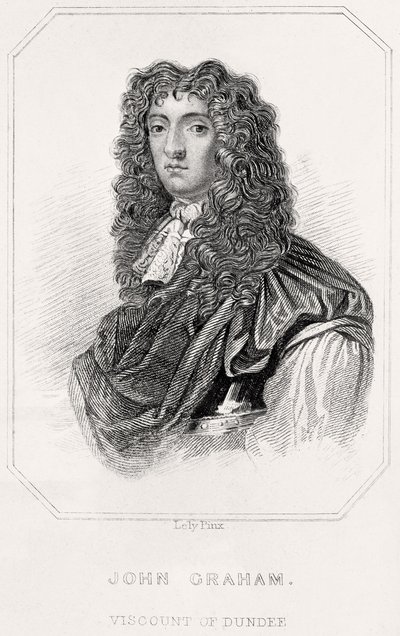 Portrait of John Graham, Viscount of Dundee by English School