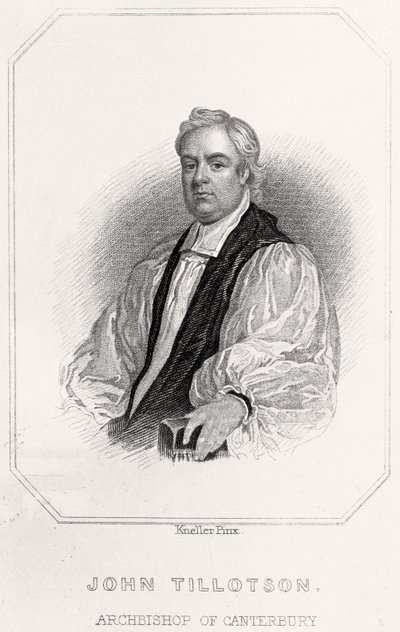 Portrait of John Tillotson, Archbishop of Canterbury by English School