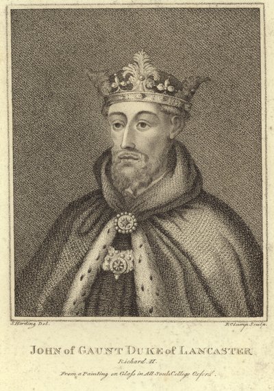 Portrait of John of Gaunt, Duke of Lancaster by English School