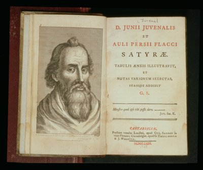 Portrait of Juvenal from 