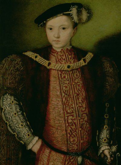 Portrait of King Edward VI, 16th Century by English School