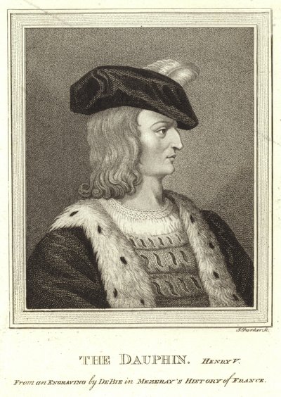 Portrait of King Henry V of France by English School