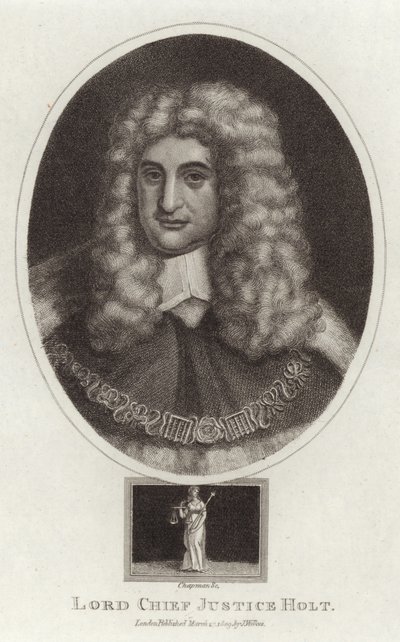 Portrait of Lord Chief Justice Holt by English School