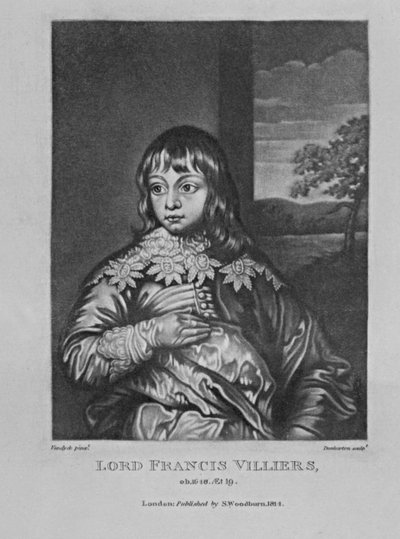 Portrait of Lord Francis Villiers, from 