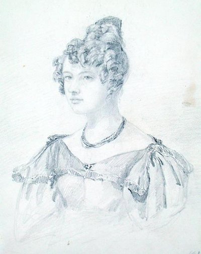 Portrait of M.A.R. by G.B., from Michael Faraday