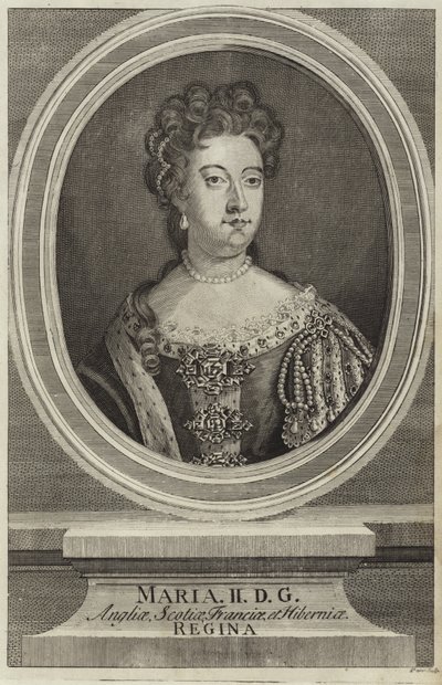 Portrait of Mary II of England by English School