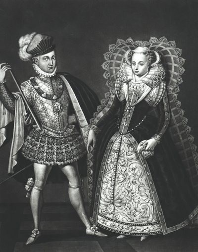 Portrait of Mary Queen of Scots and Henry Stewart, Lord Darnley by English School