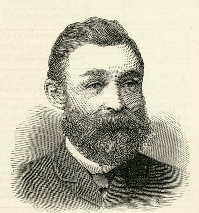 Portrait of Mr. R. Urwin, Secretary to the Tyne Improvement Commissioners, 1884 by English School