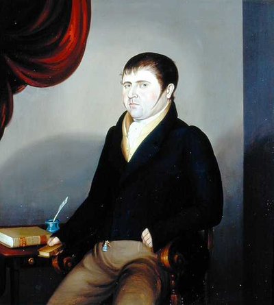 Portrait of Mr Eli Whitely by English School
