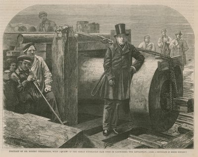 Portrait of Mr. Robert Stephenson by English School