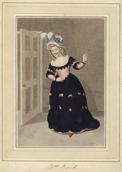 Portrait of Mrs. Rock by English School