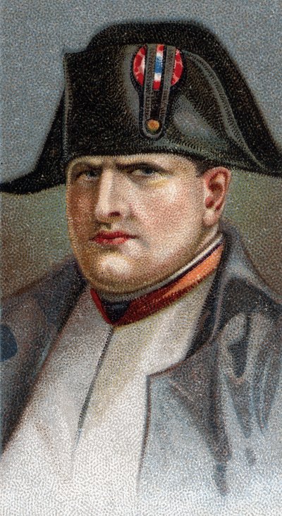 Portrait of Napoleon Bonaparte (detail) by English School