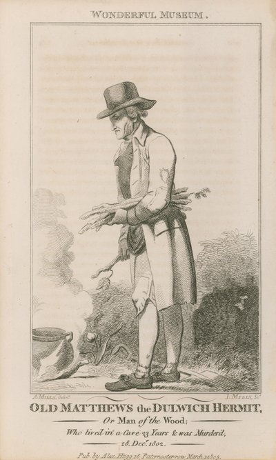 Portrait of Old Matthews by English School