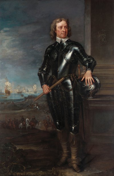 Portrait of Oliver Cromwell by English School