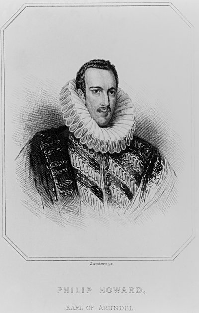 Portrait of Philip Howard (1557-95) 13th Earl of Arundel (from 