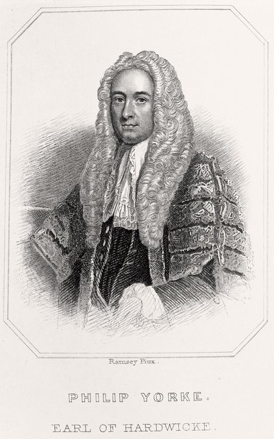 Portrait of Philip Yorke, Earl of Hardwicke by English School