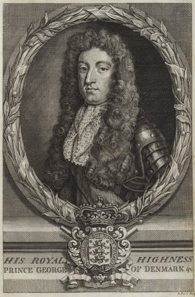 Portrait of Prince George of Denmark by English School