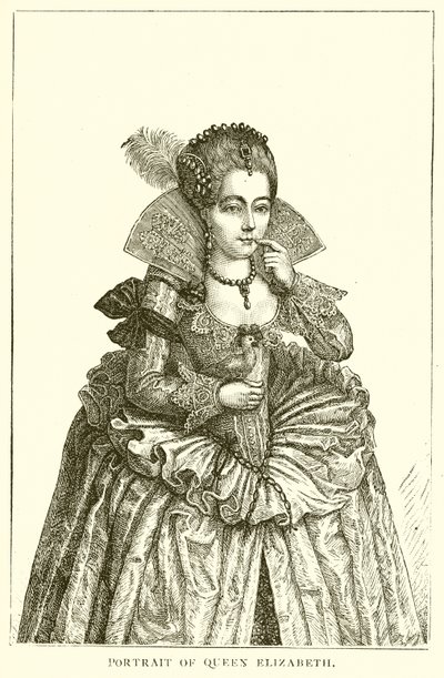 Portrait of Queen Elizabeth by English School