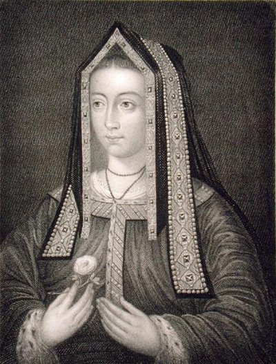Portrait of Queen Elizabeth of York (1466-1502) by English School