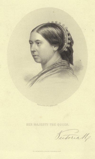Portrait of Queen Victoria by English School