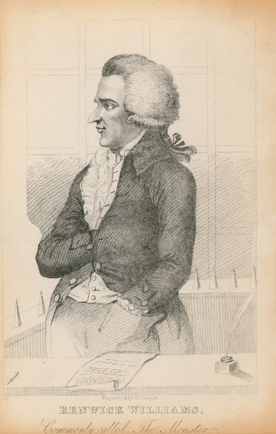 Portrait of Renwick Williams, Commonly Called The Monster by English School