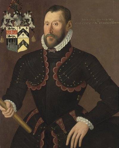 Portrait of Richard Goodricke, aged 50 by English School