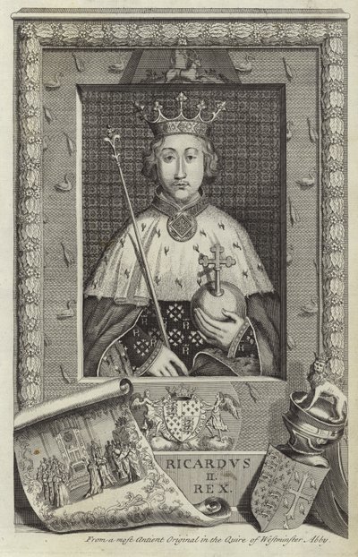 Portrait of Richard II of England by English School