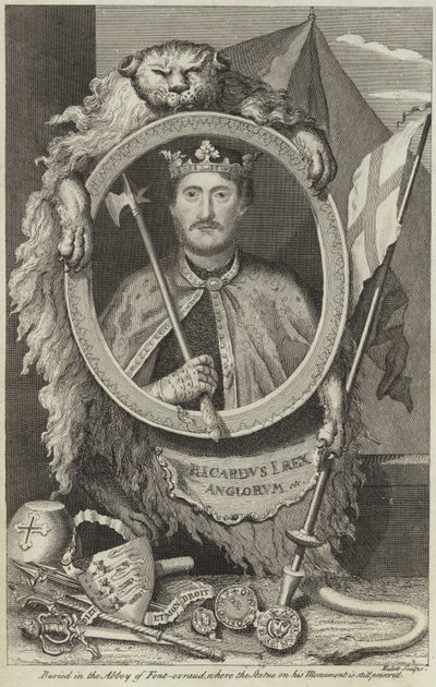 Portrait of Richard I of England by English School
