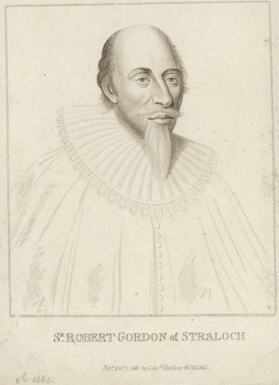 Portrait of Robert Gordon of Straloch by English School