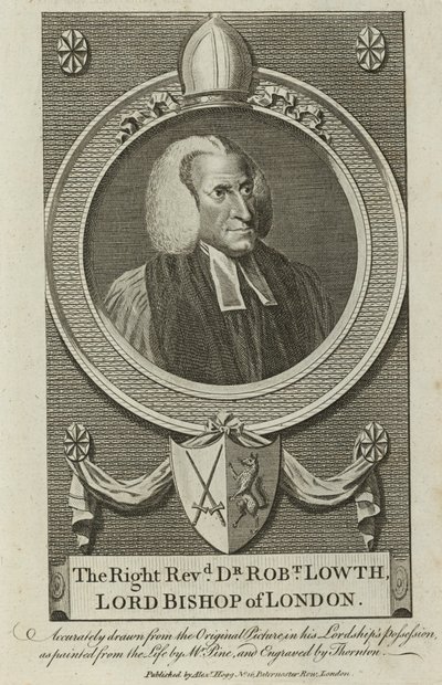 Portrait of Robert Lowth by English School