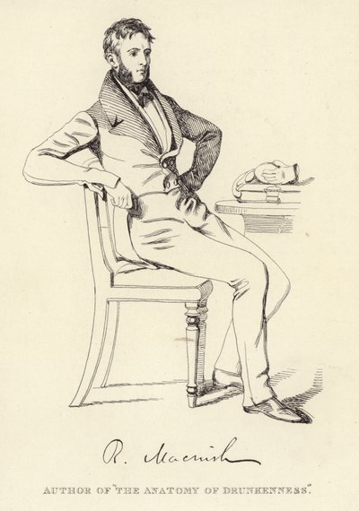 Portrait of Robert Macnish by English School
