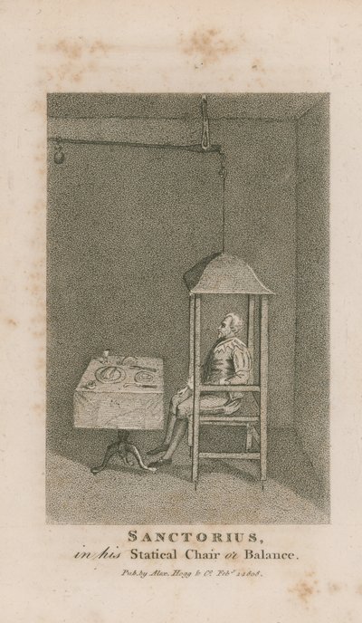 Portrait of Sanctorius by English School